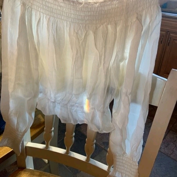 Off the shoulder women's crop peplum top - Picture 13 of 14